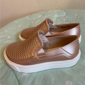 CROCS Citilane Roka Metallic Toddler size 7